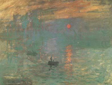 Claude Monet Impression Sunrise (mk09) china oil painting image